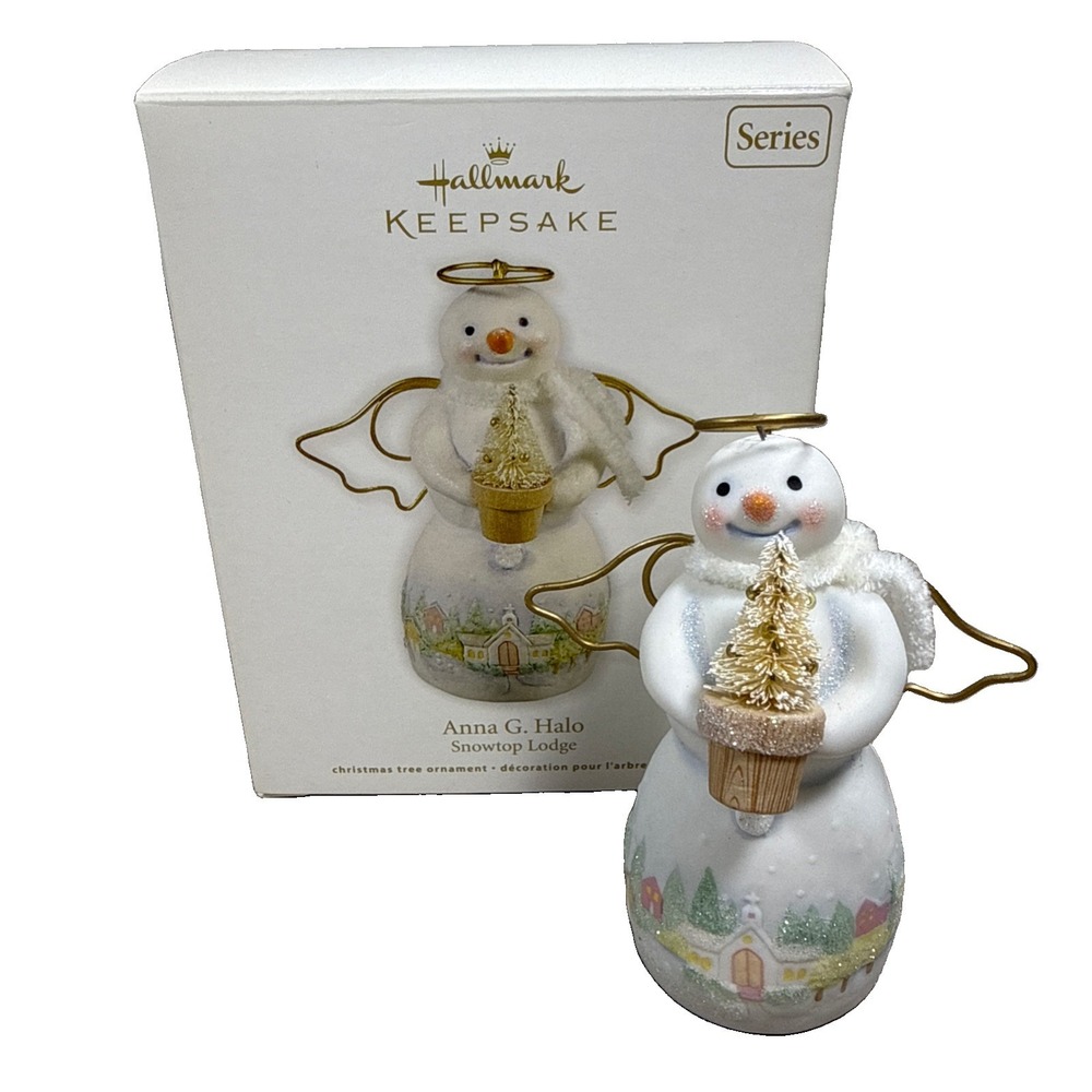 Hallmark Keepsake Ornament 2011 Angel Anna G. Halo Snowtop Lodge #7 Christmas